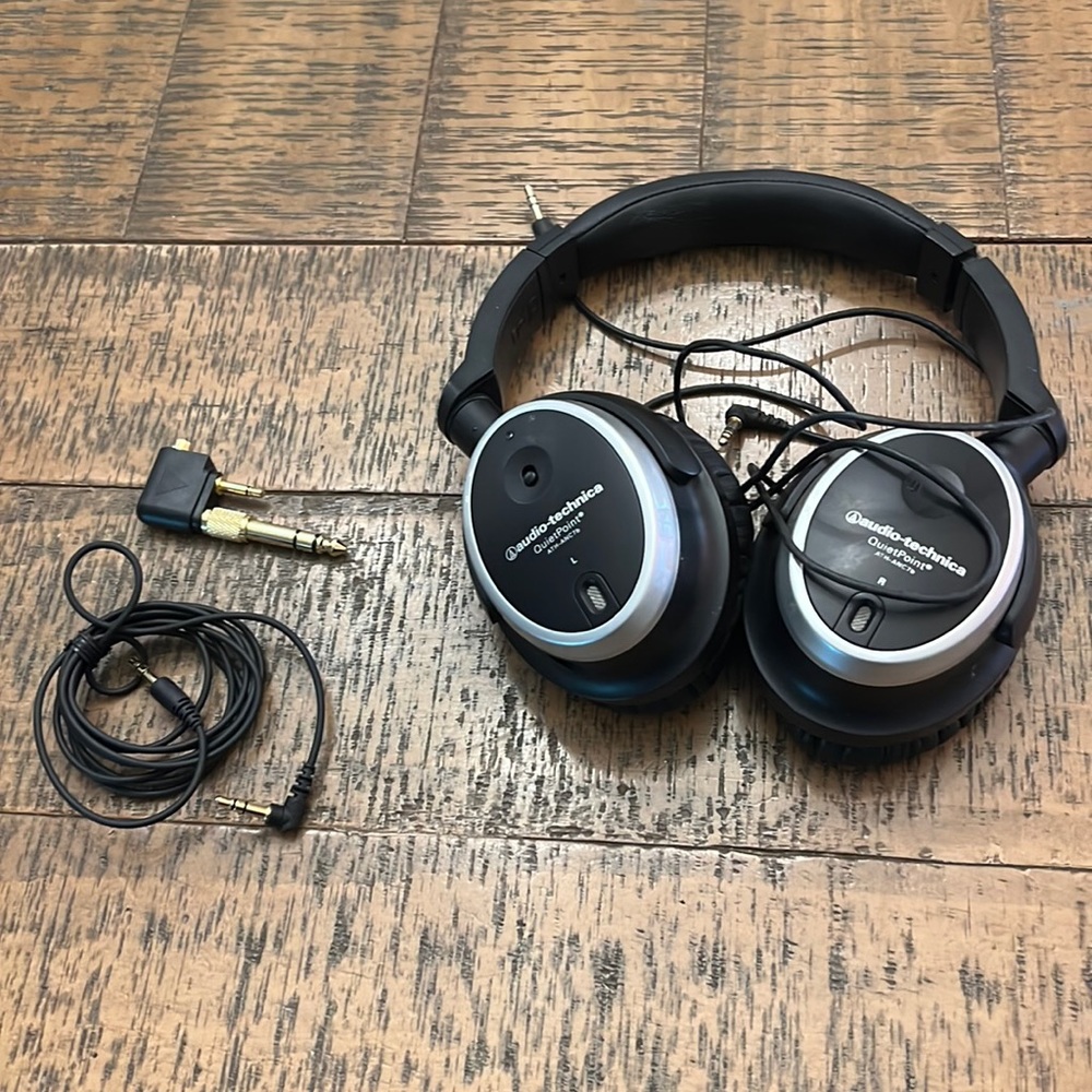 Audio Technica noise cancelling headphones